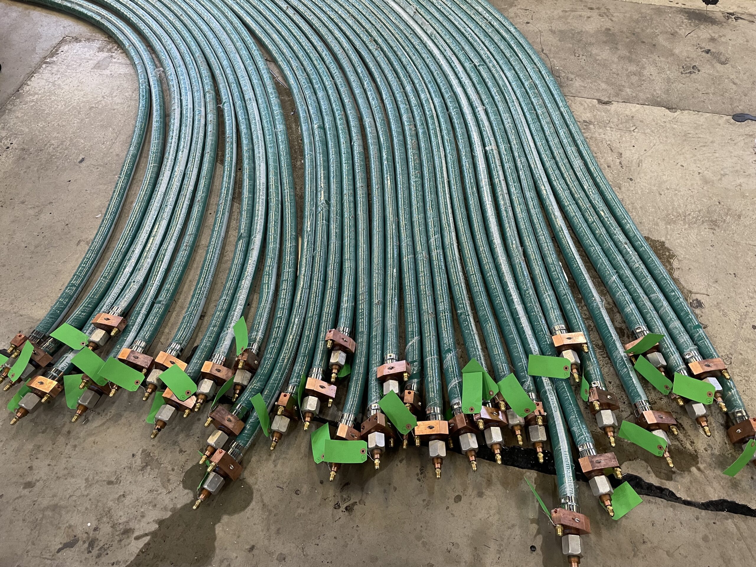 coaxial cable, induction heating, induction bolt heating