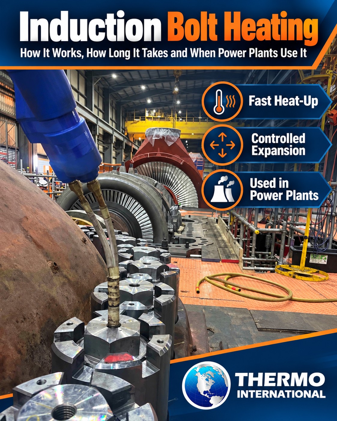 Induction Bolt Heating: How It Works, How Long It Takes, and When Power Plants Use It